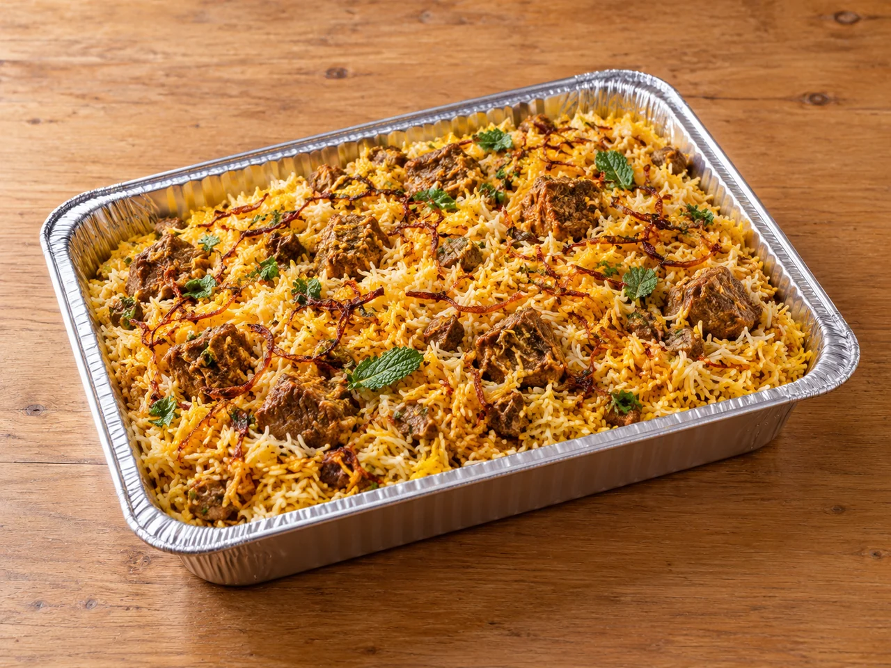 Lamb Dum Biryani Tray