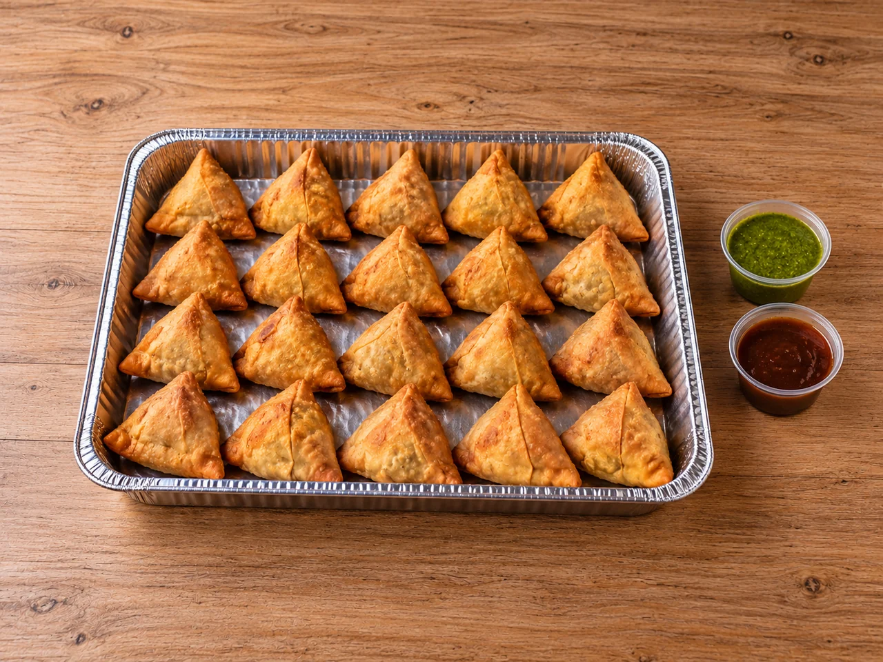 Vegetable Samosa Tray — 20 pieces