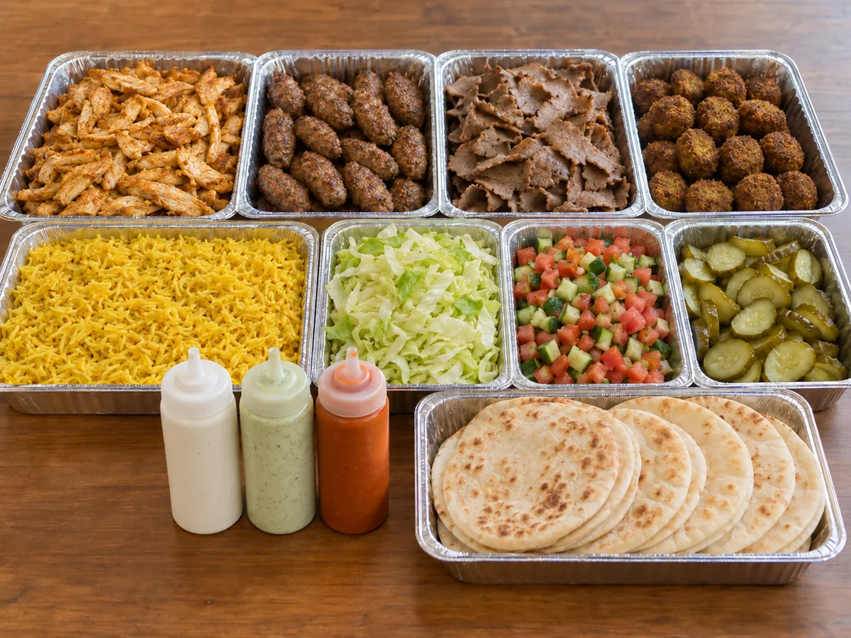 Build-Your-Own Mediterranean Bowl Bar