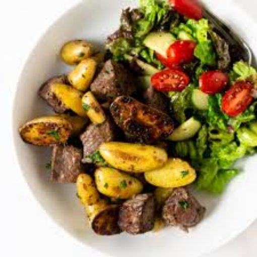 Picture of Garlic Herb Steak Plate